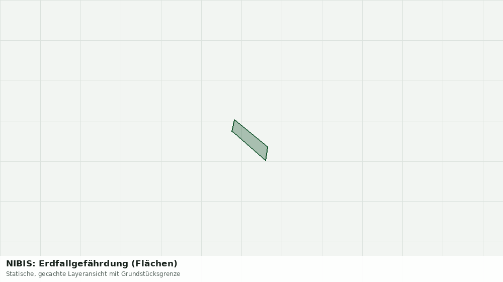 Statische Kartenansicht: NIBIS: Erdfallgefährdung (Flächen)