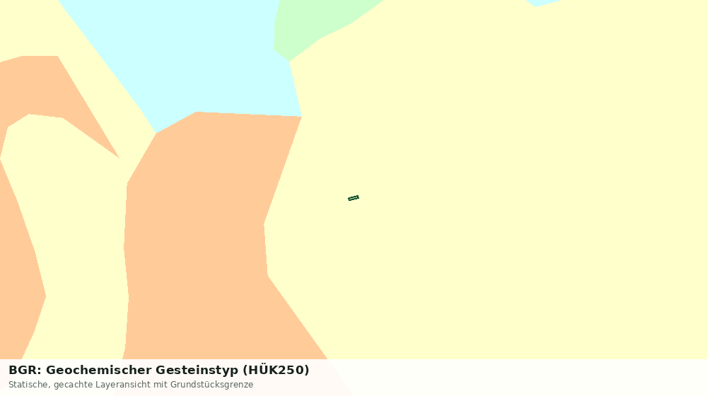 Statische Kartenansicht: BGR: Geochemischer Gesteinstyp (HÜK250)