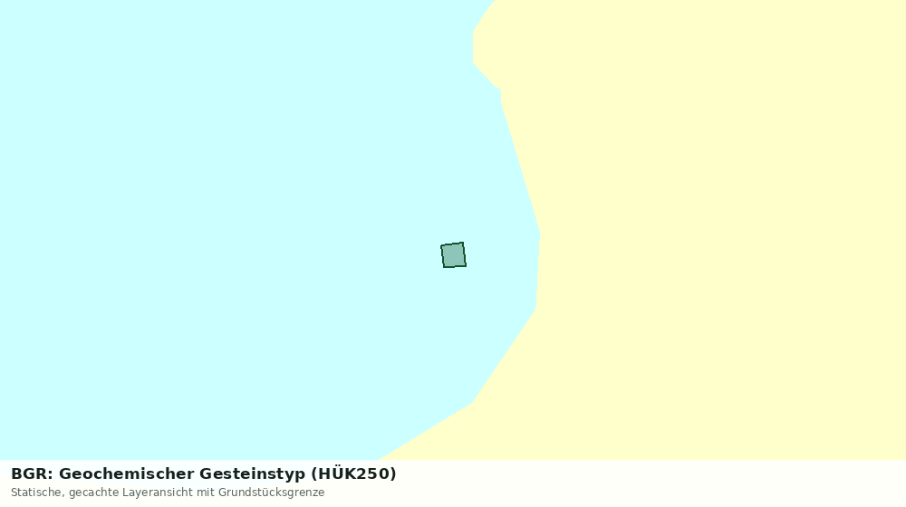 Statische Kartenansicht: BGR: Geochemischer Gesteinstyp (HÜK250)