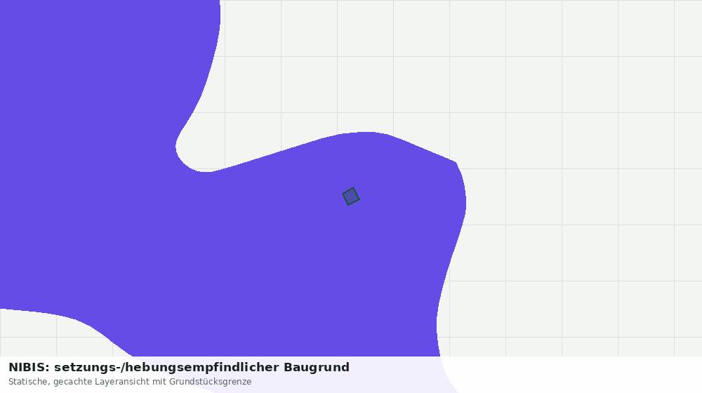 Statische Kartenansicht: NIBIS: setzungs-/hebungsempfindlicher Baugrund