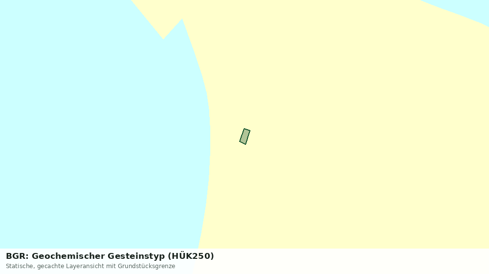 Statische Kartenansicht: BGR: Geochemischer Gesteinstyp (HÜK250)