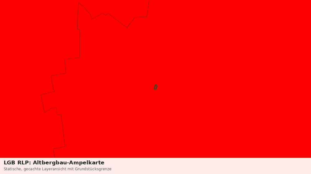 Statische Kartenansicht: LGB RLP: Altbergbau-Ampelkarte