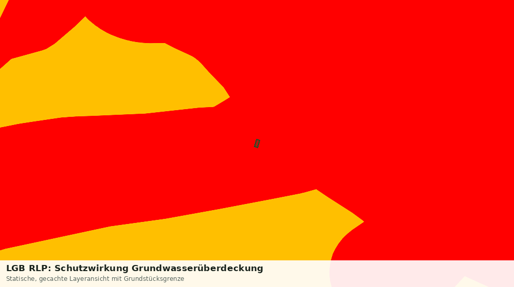 Statische Kartenansicht: LGB RLP: Schutzwirkung Grundwasserüberdeckung