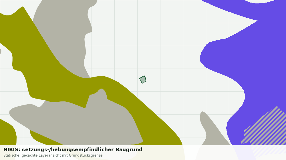 Statische Kartenansicht: NIBIS: setzungs-/hebungsempfindlicher Baugrund