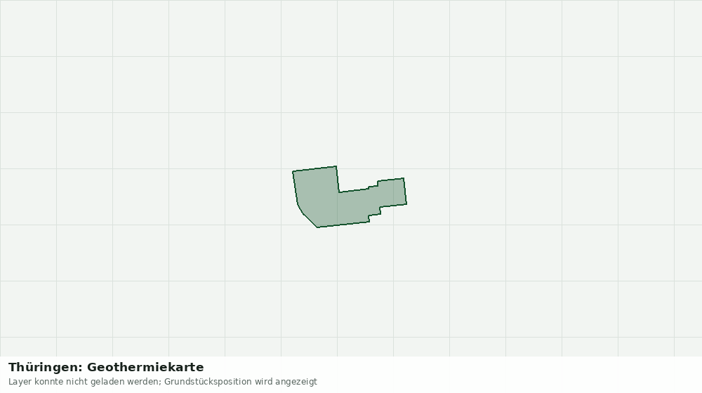 Statische Kartenansicht: Thüringen: Geothermiekarte