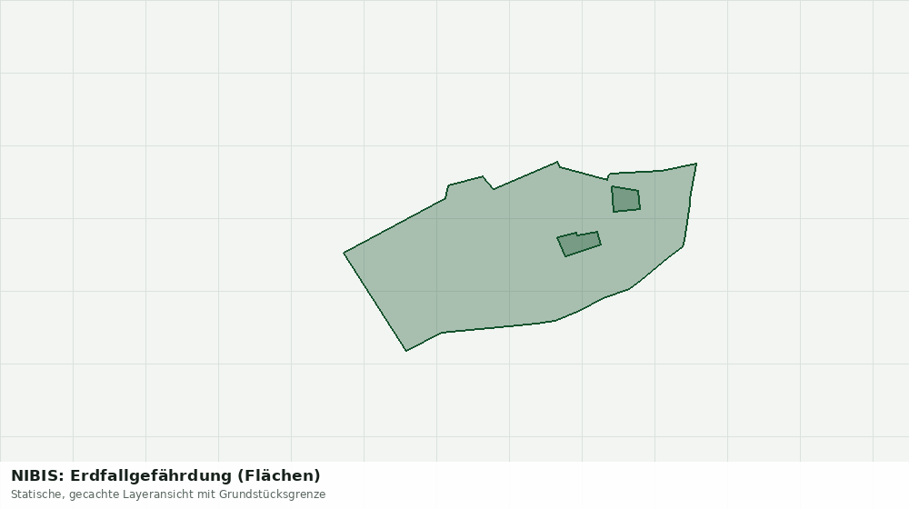 Statische Kartenansicht: NIBIS: Erdfallgefährdung (Flächen)