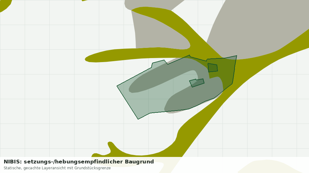 Statische Kartenansicht: NIBIS: setzungs-/hebungsempfindlicher Baugrund