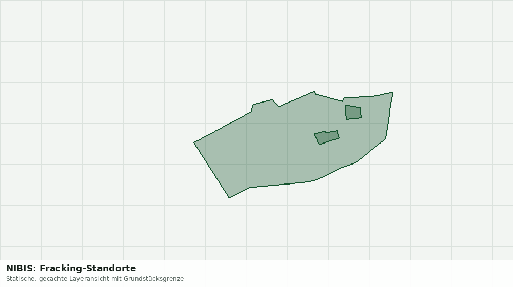 Statische Kartenansicht: NIBIS: Fracking-Standorte