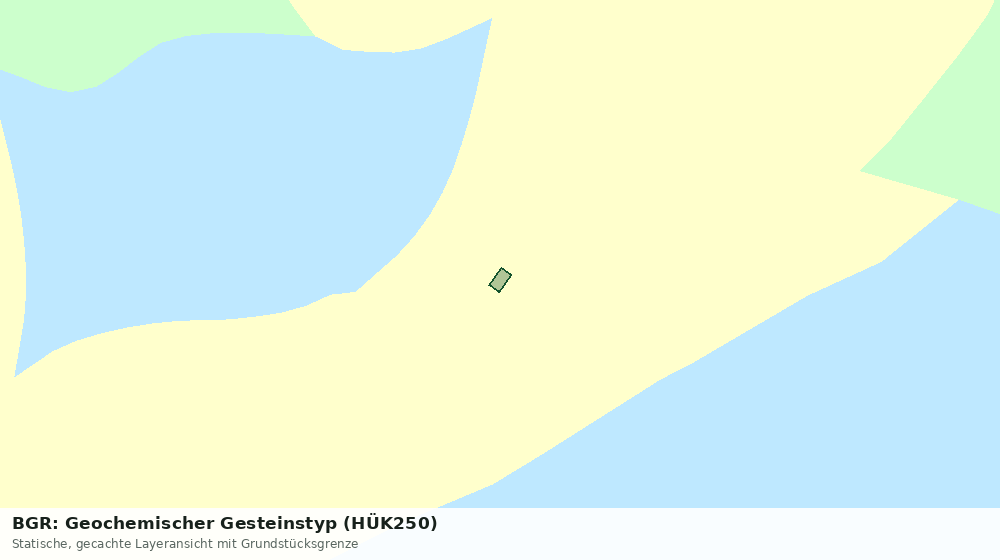 Statische Kartenansicht: BGR: Geochemischer Gesteinstyp (HÜK250)
