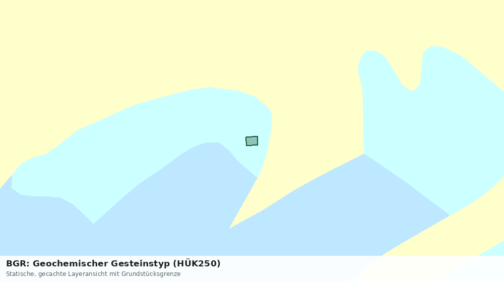 Statische Kartenansicht: BGR: Geochemischer Gesteinstyp (HÜK250)