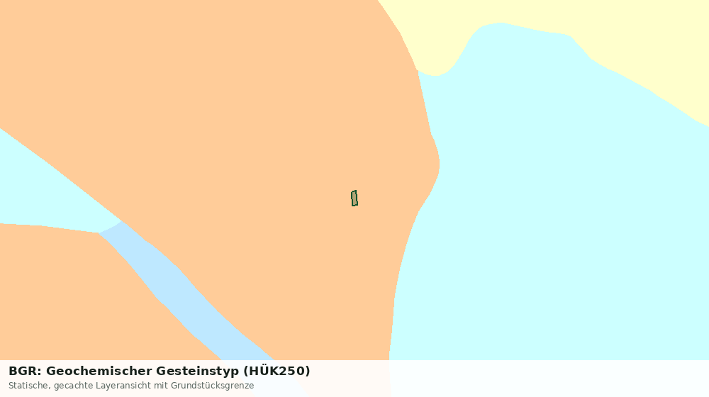 Statische Kartenansicht: BGR: Geochemischer Gesteinstyp (HÜK250)