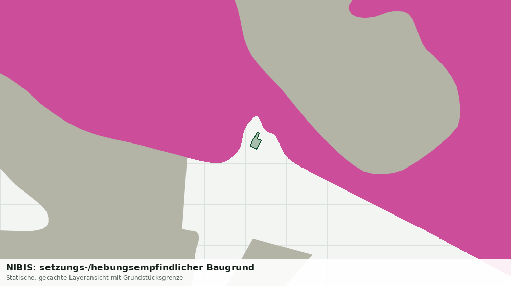 Statische Kartenansicht: NIBIS: setzungs-/hebungsempfindlicher Baugrund