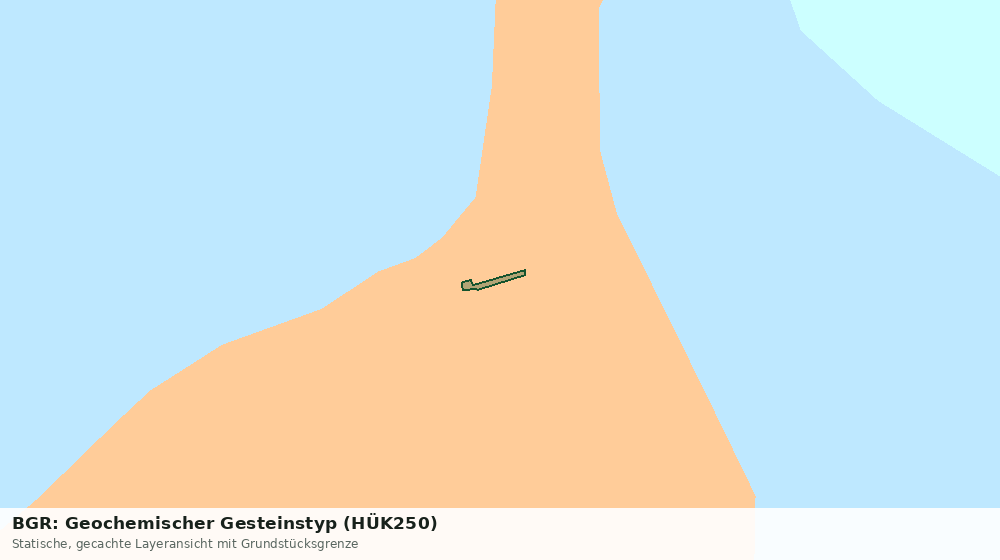 Statische Kartenansicht: BGR: Geochemischer Gesteinstyp (HÜK250)