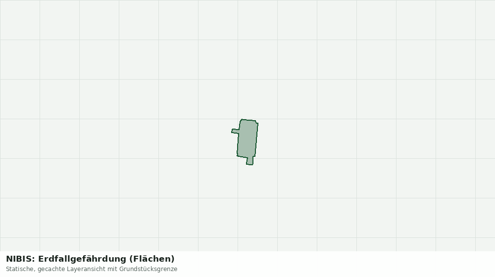 Statische Kartenansicht: NIBIS: Erdfallgefährdung (Flächen)