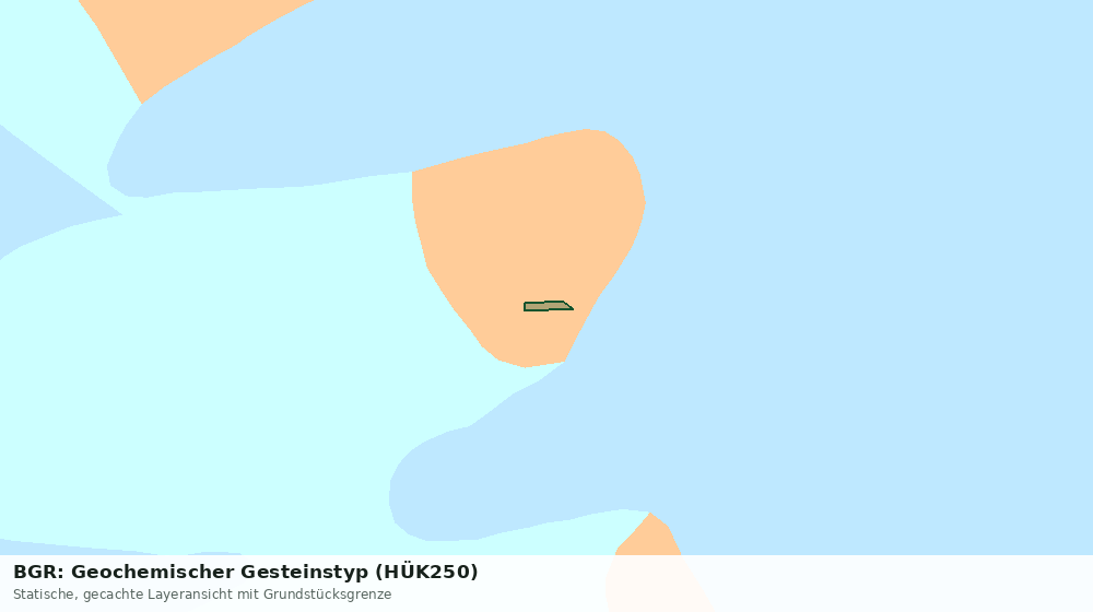 Statische Kartenansicht: BGR: Geochemischer Gesteinstyp (HÜK250)