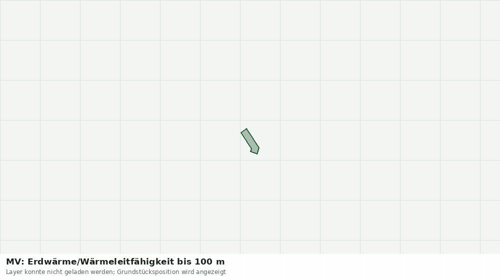 Statische Kartenansicht: MV: Erdwärme/Wärmeleitfähigkeit bis 100 m