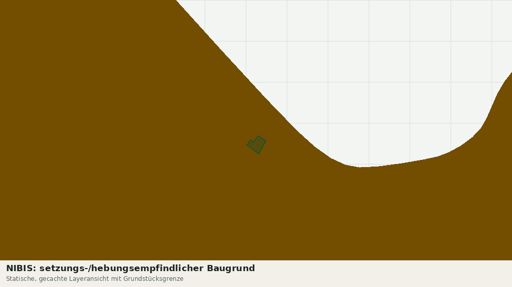 Statische Kartenansicht: NIBIS: setzungs-/hebungsempfindlicher Baugrund