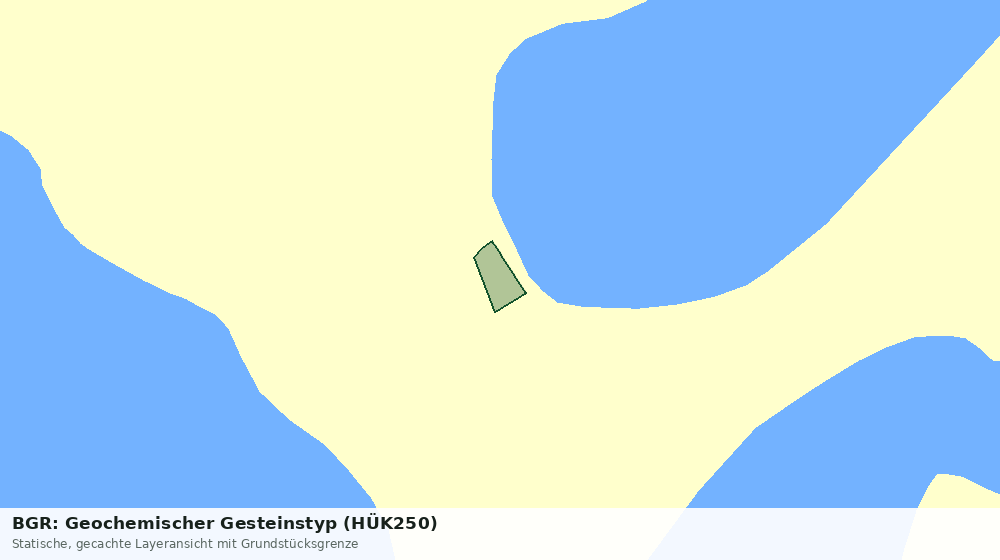Statische Kartenansicht: BGR: Geochemischer Gesteinstyp (HÜK250)