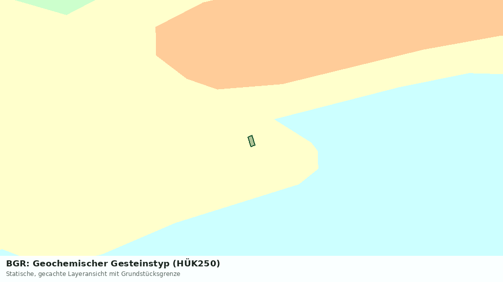Statische Kartenansicht: BGR: Geochemischer Gesteinstyp (HÜK250)