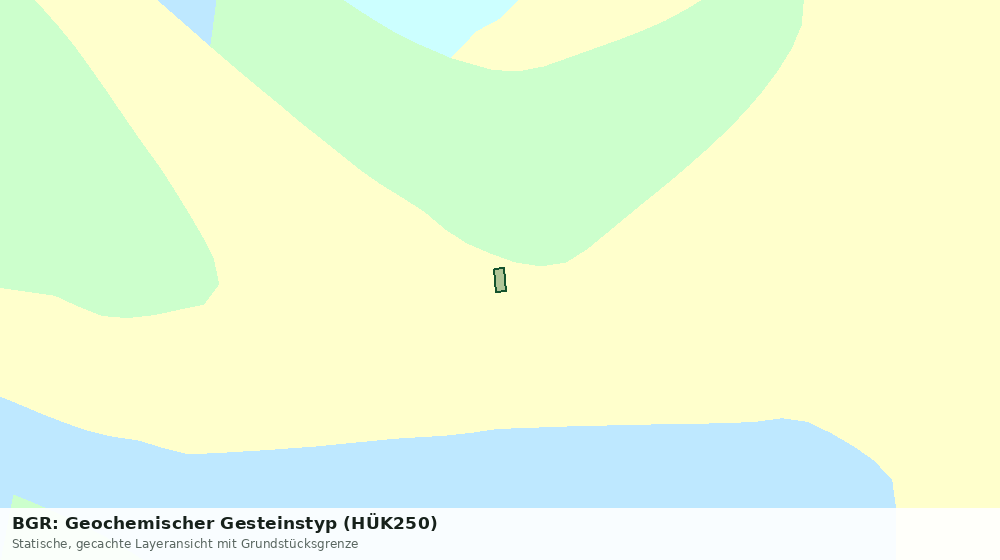 Statische Kartenansicht: BGR: Geochemischer Gesteinstyp (HÜK250)