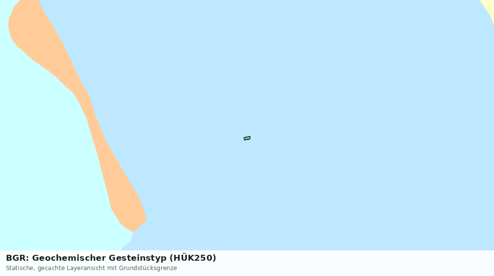 Statische Kartenansicht: BGR: Geochemischer Gesteinstyp (HÜK250)