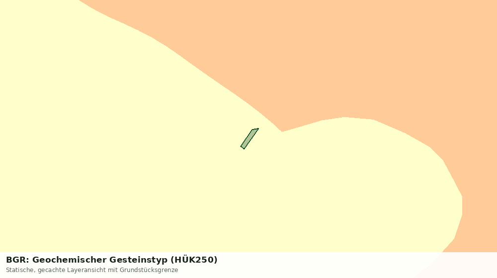 Statische Kartenansicht: BGR: Geochemischer Gesteinstyp (HÜK250)