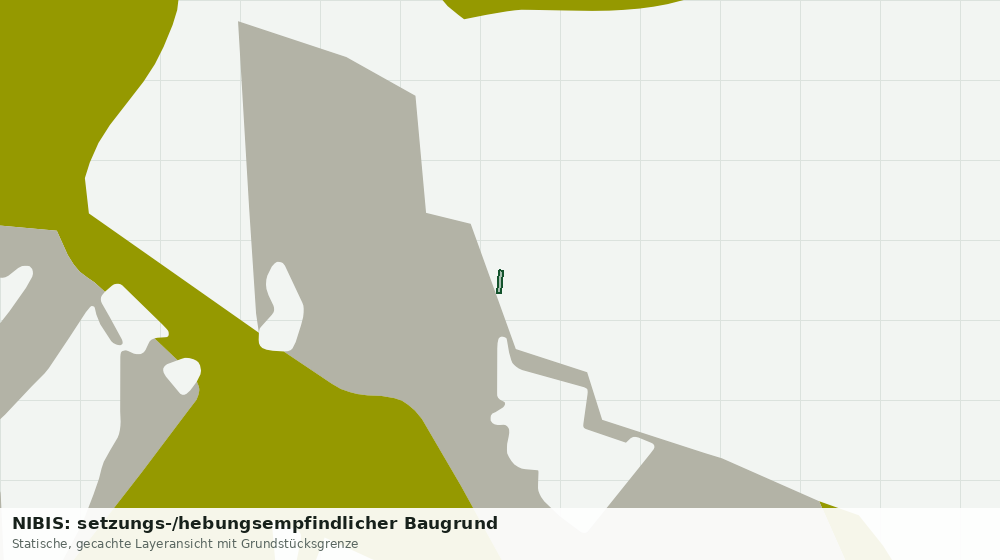 Statische Kartenansicht: NIBIS: setzungs-/hebungsempfindlicher Baugrund