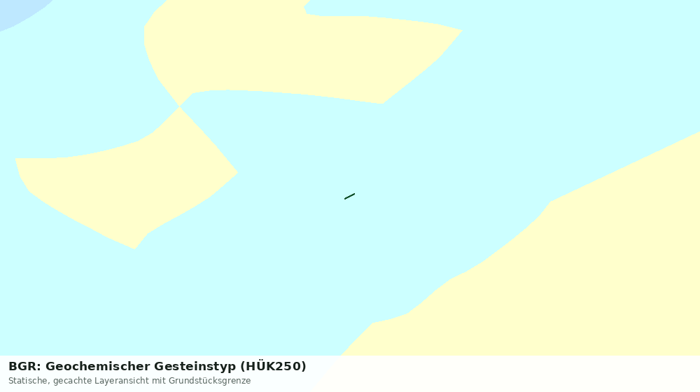 Statische Kartenansicht: BGR: Geochemischer Gesteinstyp (HÜK250)