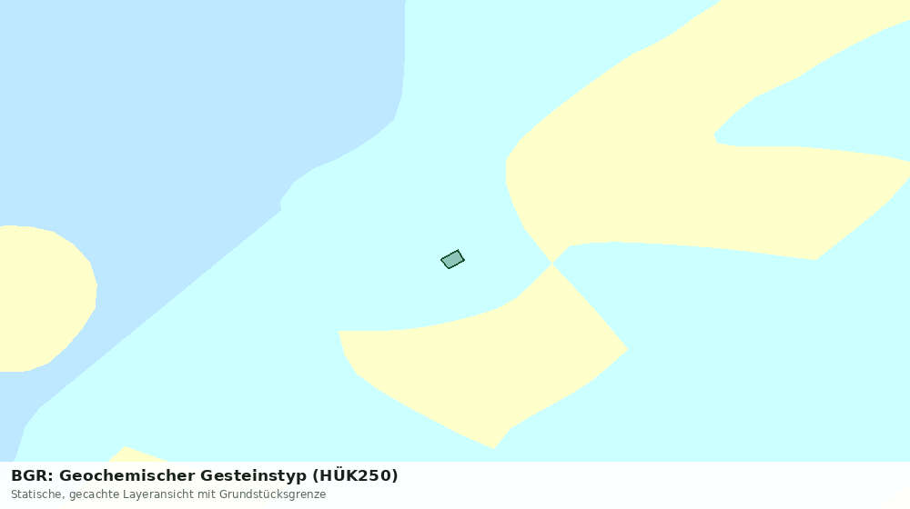 Statische Kartenansicht: BGR: Geochemischer Gesteinstyp (HÜK250)