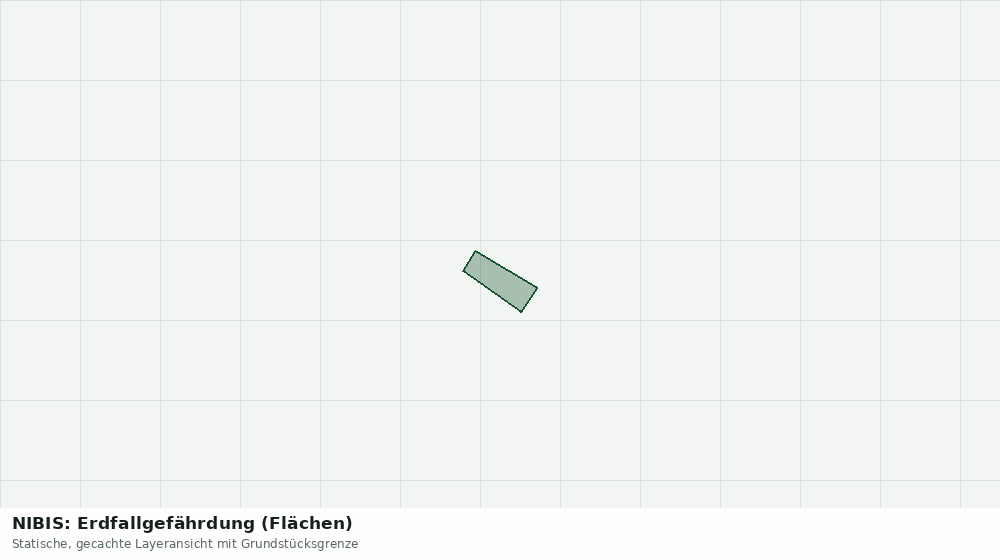Statische Kartenansicht: NIBIS: Erdfallgefährdung (Flächen)