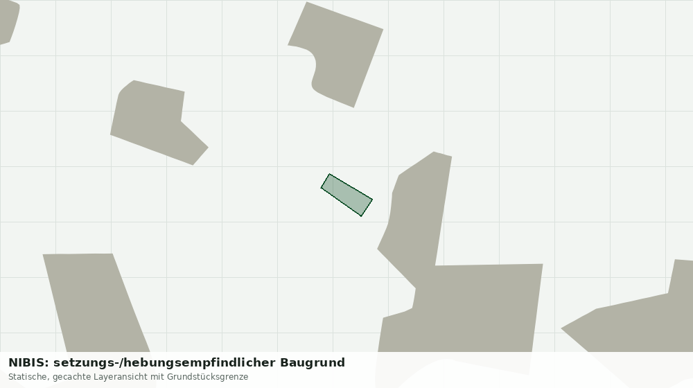 Statische Kartenansicht: NIBIS: setzungs-/hebungsempfindlicher Baugrund