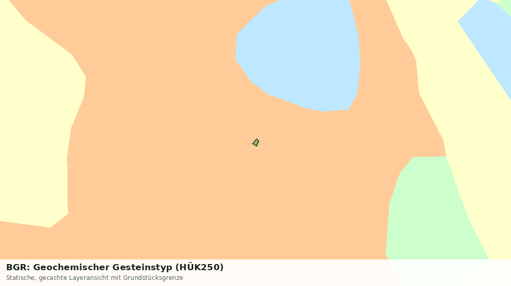 Statische Kartenansicht: BGR: Geochemischer Gesteinstyp (HÜK250)