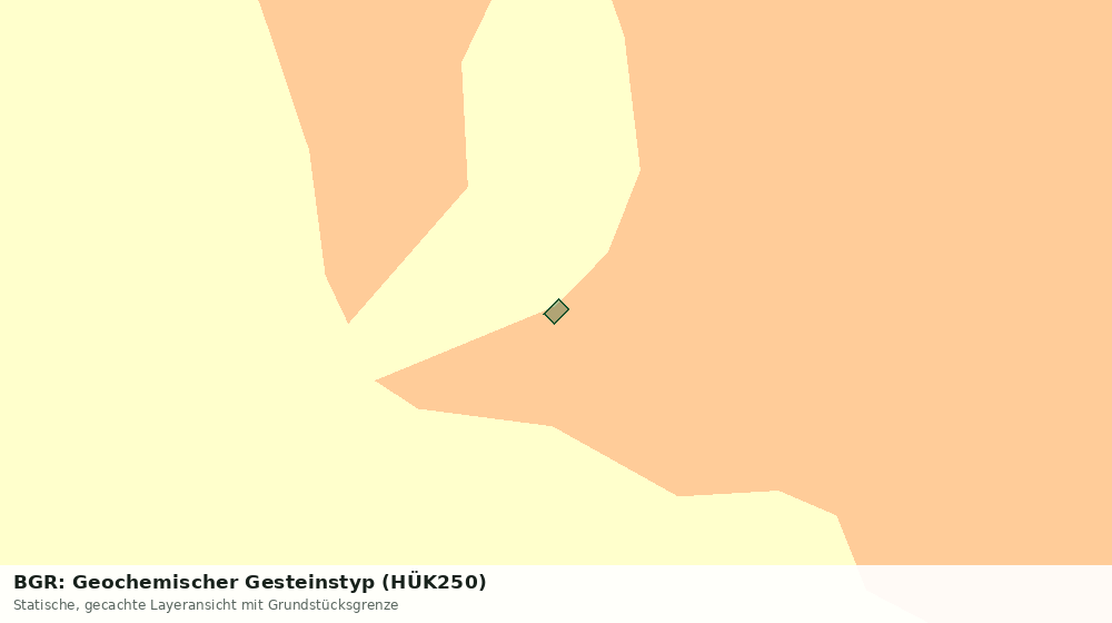 Statische Kartenansicht: BGR: Geochemischer Gesteinstyp (HÜK250)