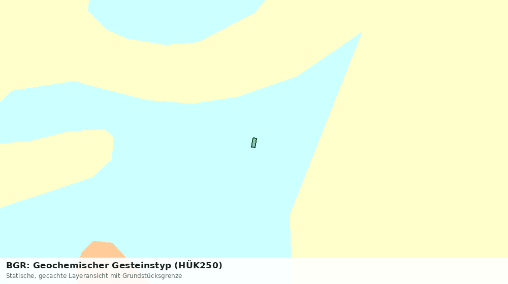 Statische Kartenansicht: BGR: Geochemischer Gesteinstyp (HÜK250)