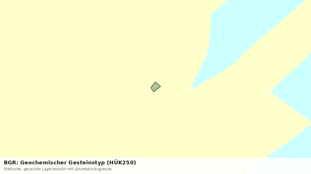 Statische Kartenansicht: BGR: Geochemischer Gesteinstyp (HÜK250)