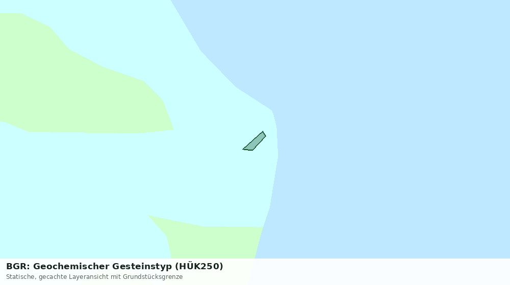 Statische Kartenansicht: BGR: Geochemischer Gesteinstyp (HÜK250)