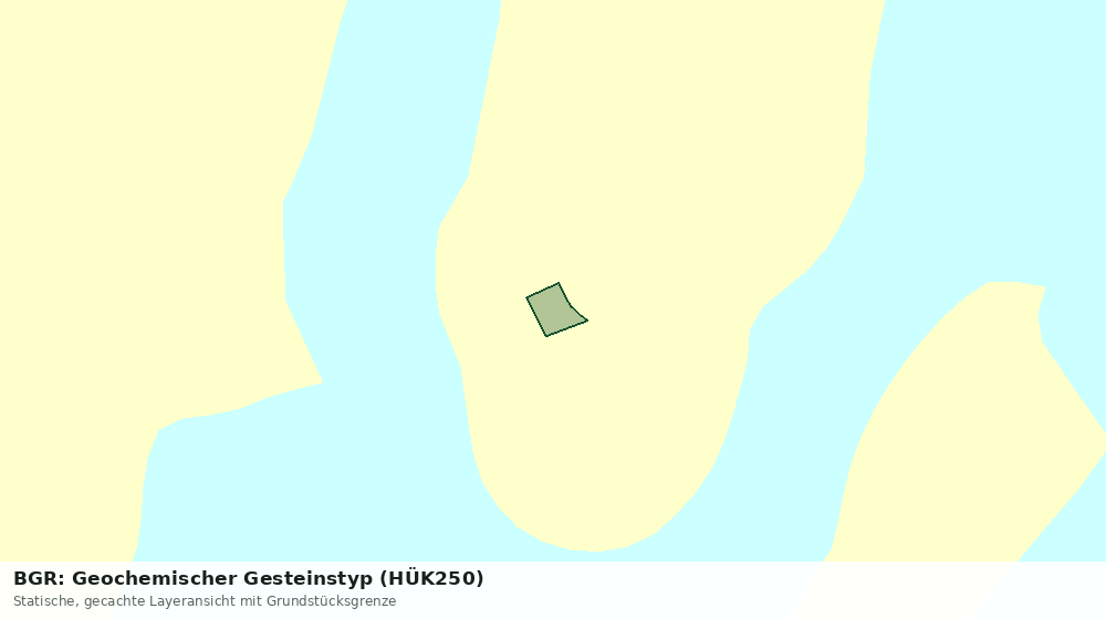 Statische Kartenansicht: BGR: Geochemischer Gesteinstyp (HÜK250)