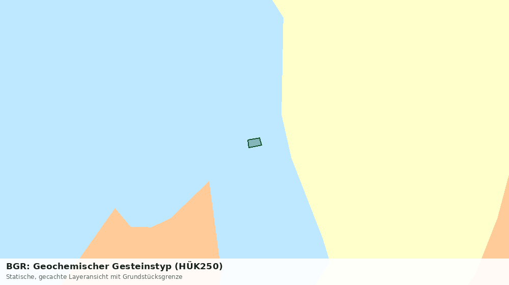 Statische Kartenansicht: BGR: Geochemischer Gesteinstyp (HÜK250)