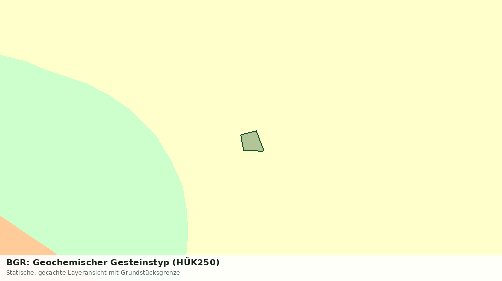 Statische Kartenansicht: BGR: Geochemischer Gesteinstyp (HÜK250)