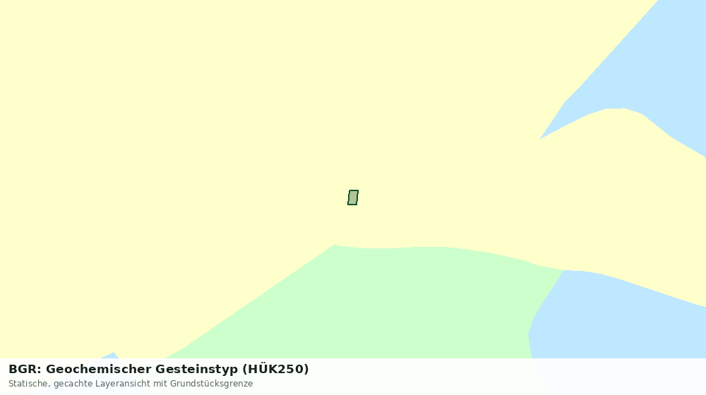 Statische Kartenansicht: BGR: Geochemischer Gesteinstyp (HÜK250)