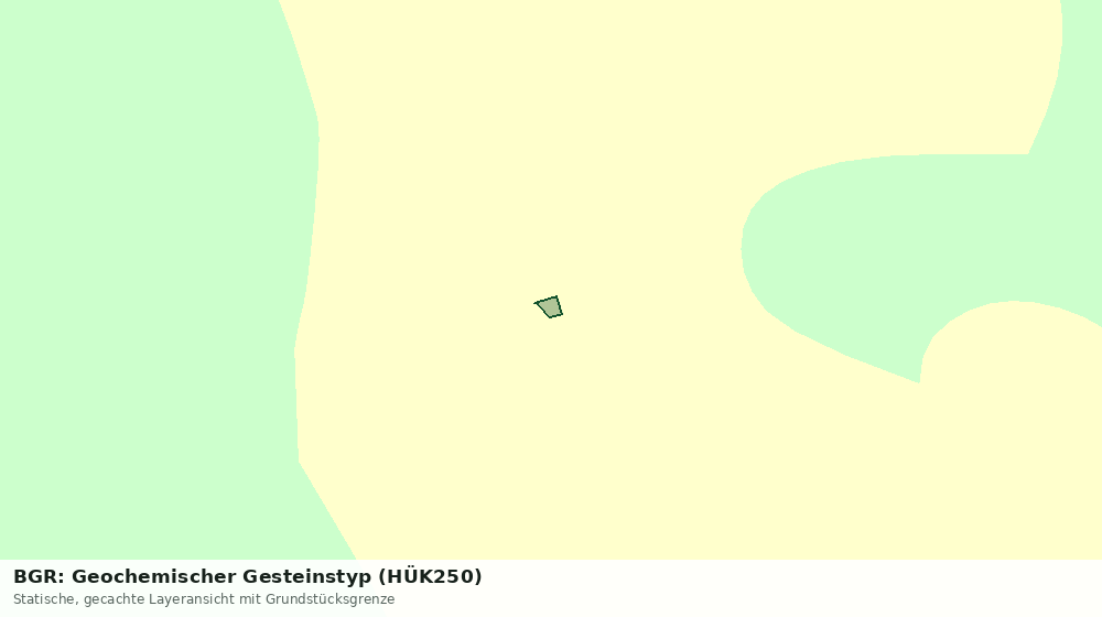 Statische Kartenansicht: BGR: Geochemischer Gesteinstyp (HÜK250)