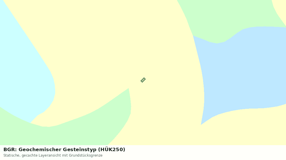 Statische Kartenansicht: BGR: Geochemischer Gesteinstyp (HÜK250)