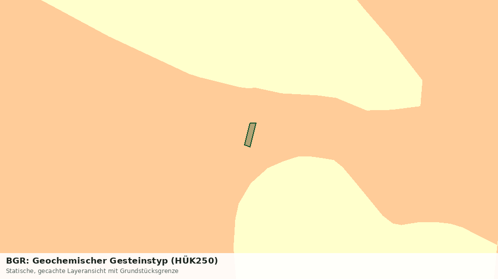 Statische Kartenansicht: BGR: Geochemischer Gesteinstyp (HÜK250)