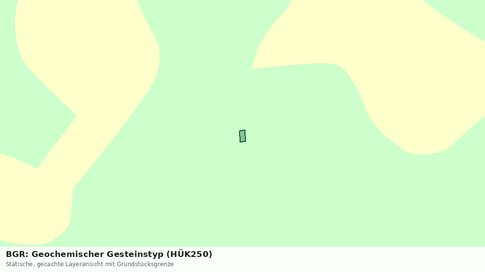Statische Kartenansicht: BGR: Geochemischer Gesteinstyp (HÜK250)