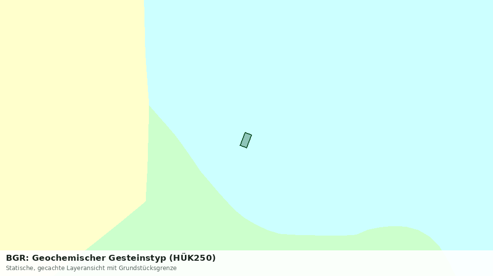Statische Kartenansicht: BGR: Geochemischer Gesteinstyp (HÜK250)