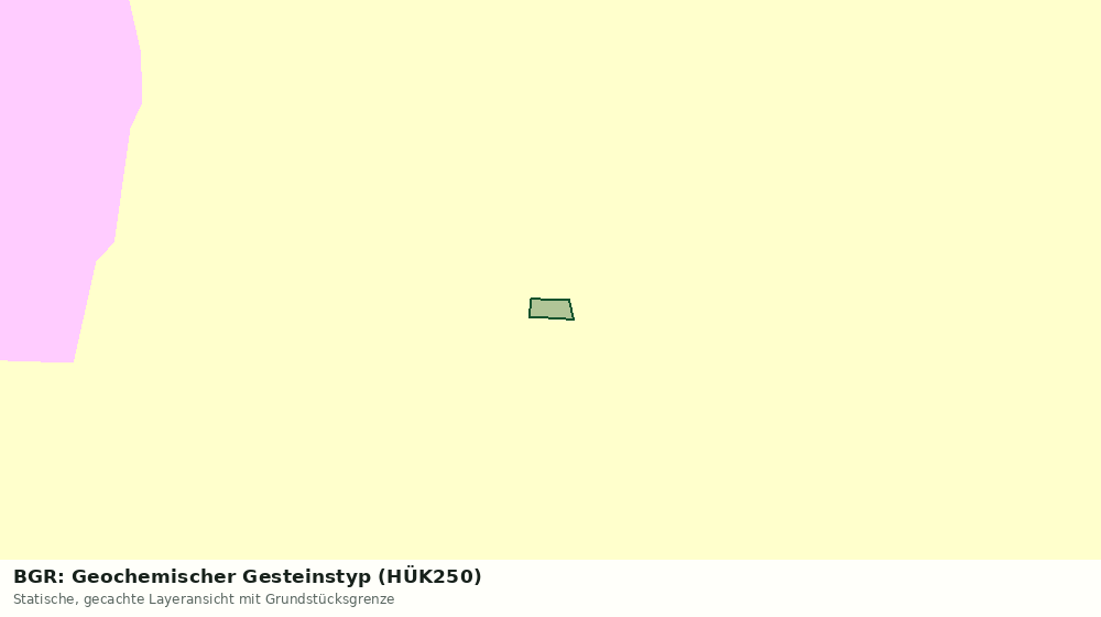 Statische Kartenansicht: BGR: Geochemischer Gesteinstyp (HÜK250)