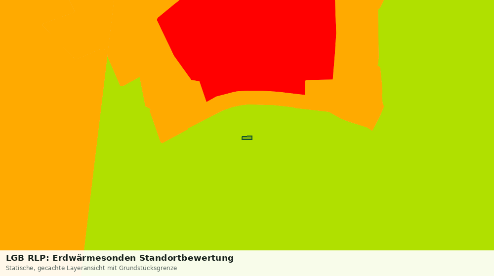 Statische Kartenansicht: LGB RLP: Erdwärmesonden Standortbewertung