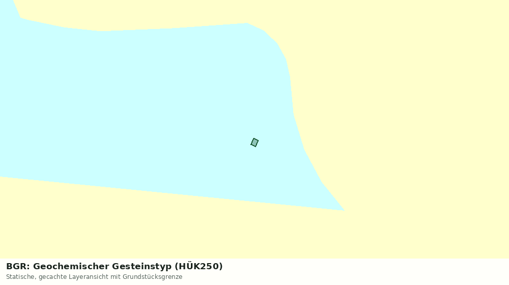Statische Kartenansicht: BGR: Geochemischer Gesteinstyp (HÜK250)