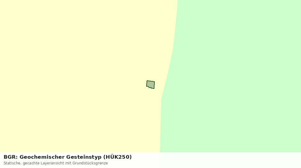 Statische Kartenansicht: BGR: Geochemischer Gesteinstyp (HÜK250)