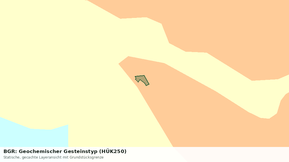 Statische Kartenansicht: BGR: Geochemischer Gesteinstyp (HÜK250)